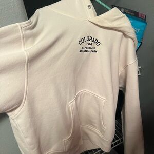 Cream Colorado National Park Women's Sweater